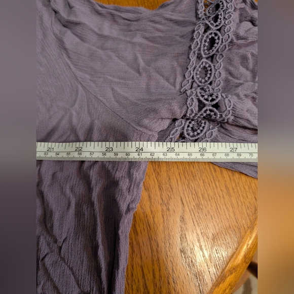 Purple Bell Sleeve Top 22 (T27) - Picture 6 of 9